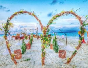 Casamento da modelo Isabeli Fontana e do cantor Di Ferrero nas ilhas Maldivas