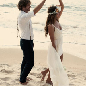 ensaios de casamento na praia