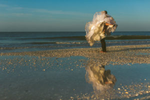 ensaios de casamento na praia