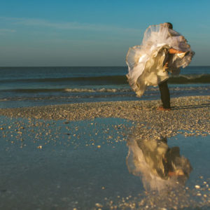 ensaios de casamento na praia