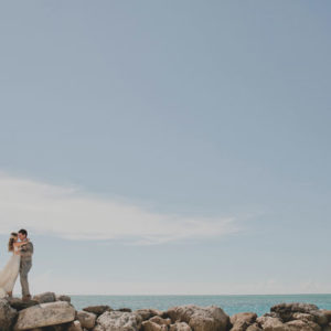 ensaios de casamento na praia