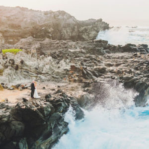 ensaios de casamento na praia