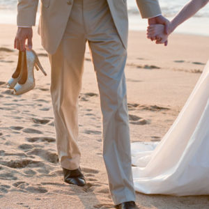 ensaios de casamento na praia