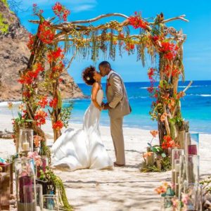 ensaios de casamento na praia