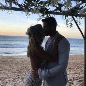 Casamento Gabriela Pugliesi e Erasmo Viana, na praia de Trancoso, Bahia.