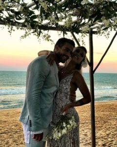 Casamento Gabriela Pugliesi e Erasmo Viana, na praia de Trancoso, Bahia.