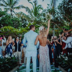 Casamento Gabriela Pugliesi e Erasmo Viana, na praia de Trancoso, Bahia.