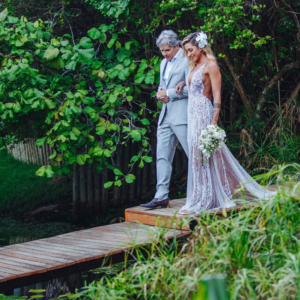 Casamento Gabriela Pugliesi e Erasmo Viana, na praia de Trancoso, Bahia.