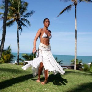 Casamento Gabriela Pugliesi e Erasmo Viana, na praia de Trancoso, Bahia.