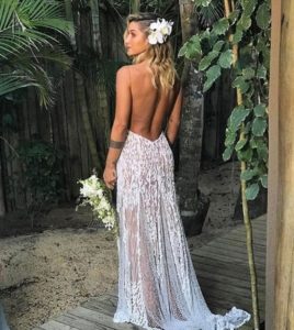 Casamento Gabriela Pugliesi e Erasmo Viana, na praia de Trancoso, Bahia.