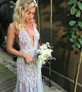 Casamento Gabriela Pugliesi e Erasmo Viana, na praia de Trancoso, Bahia.