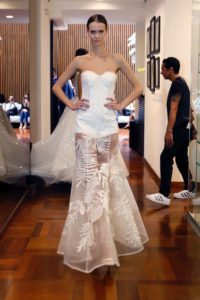 Vestido de noiva da coleção Nas Nuvens de Lucas Anderi