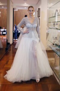 Vestido de noiva da coleção Nas Nuvens de Lucas Anderi