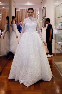 Vestido de noiva da coleção Nas Nuvens de Lucas Anderi