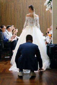Vestido de noiva da coleção Nas Nuvens de Lucas Anderi
