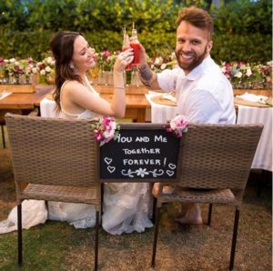 renovação de votos de Taciele Alcolea, casamento na praia