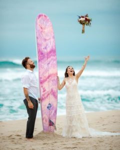 renovação de votos de Taciele Alcolea, casamento na praia