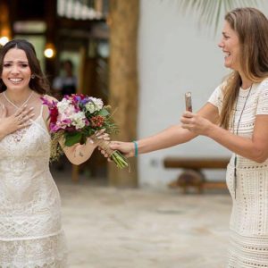 renovação de votos de Taciele Alcolea, casamento na praia