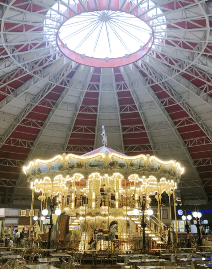 viagem em santa catarina, parque de diversões beto carrero world, carrossel veneziano